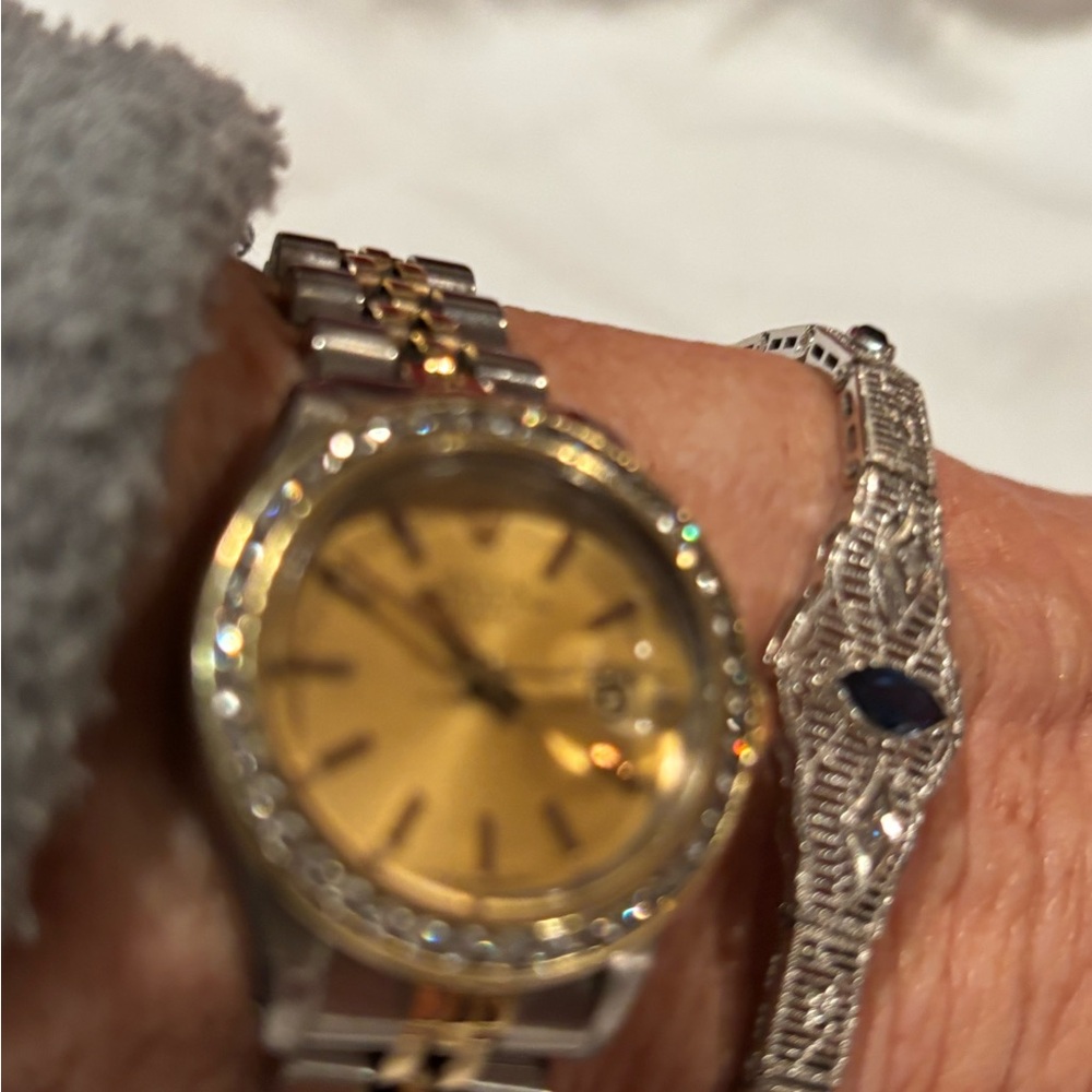 š„Elegant Antique Sapphire & Diamond Bracelet - Picture 12 of 12